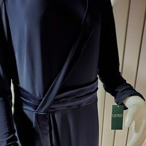 New Lauren Ralph navy blue dress